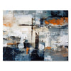 Canvas painting, abstract, landscape format M0799