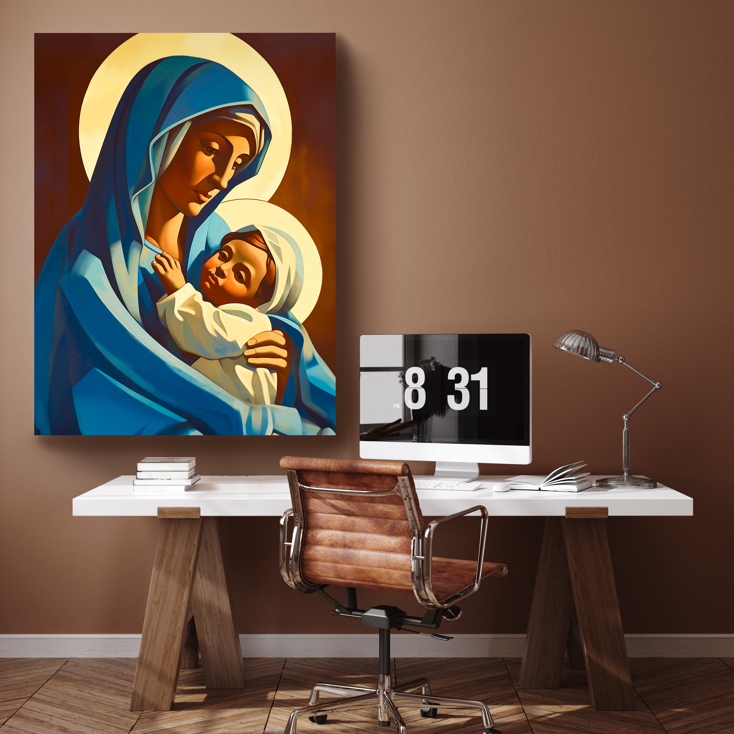 Leinwandbild Malerei, Maria, Hochformat M0800 kaufen - Bild 2