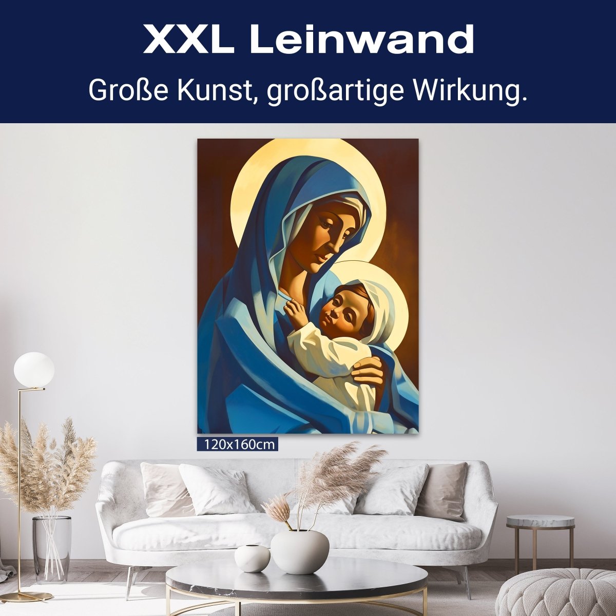 Leinwandbild Malerei, Maria, Hochformat M0800 kaufen - Bild 9