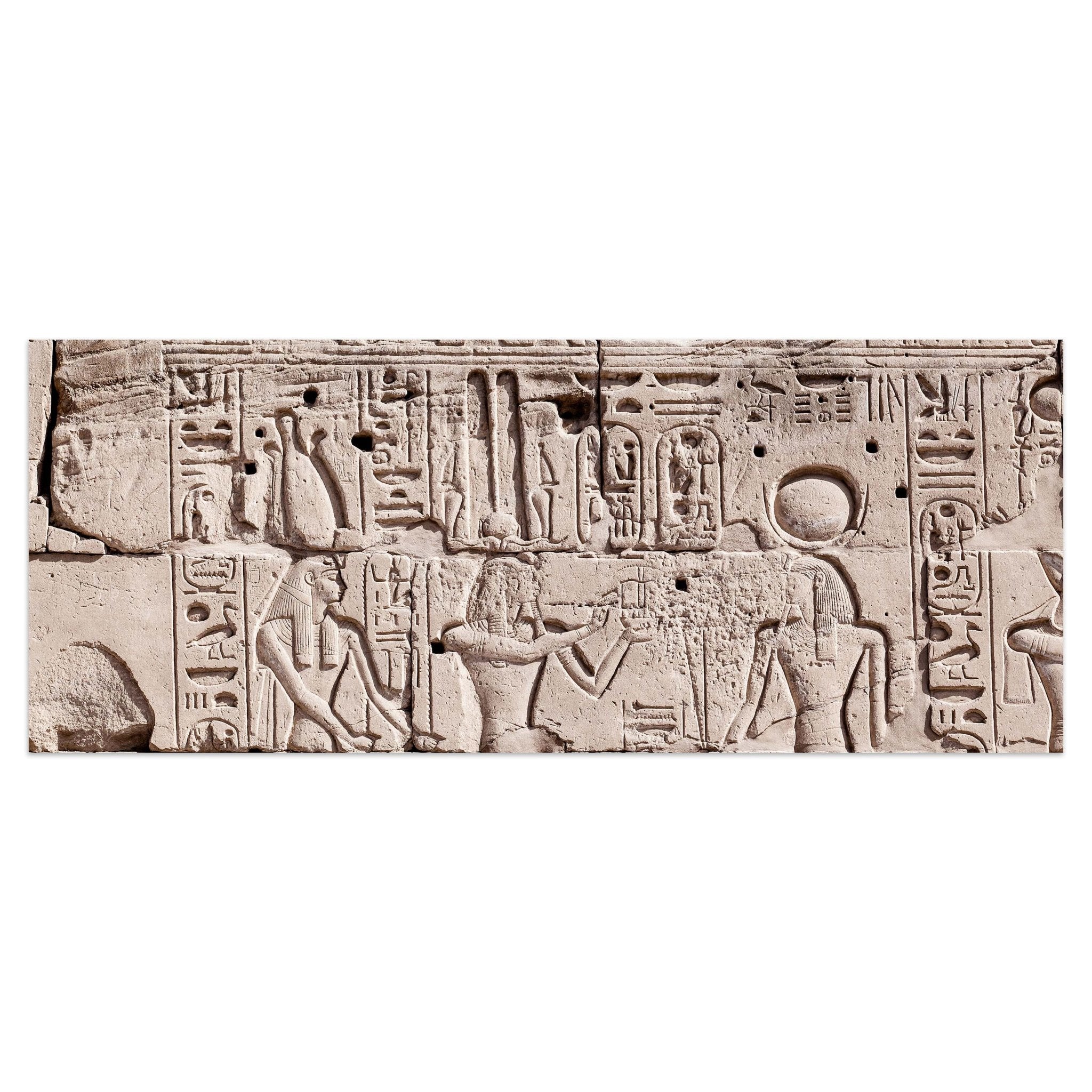 Leinwandbild Hieroglyphenschnitzereien an der Wand M0817 kaufen - Bild 1