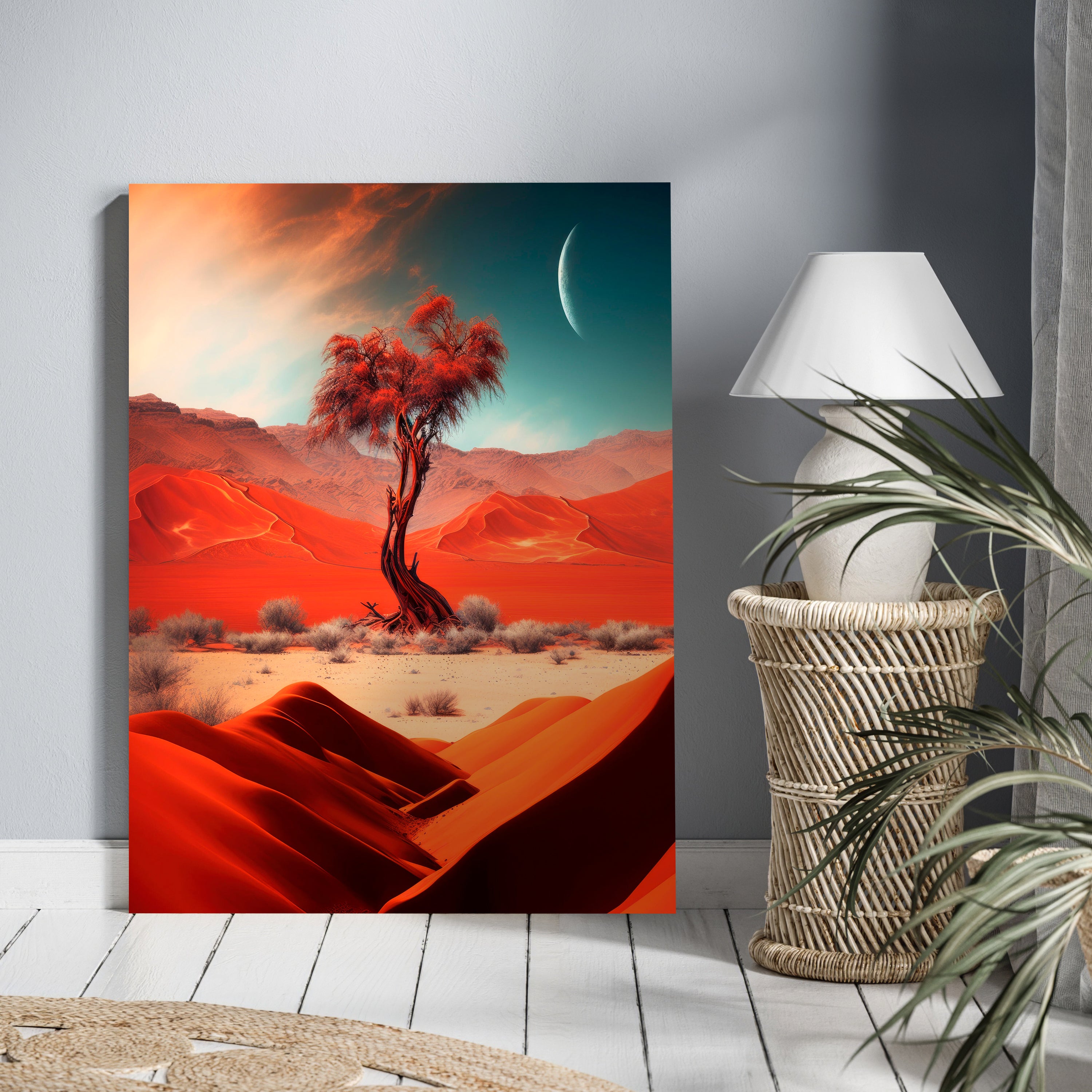 Leinwandbild Fantasy, Baum, Wüste, Hochformat M0821 kaufen - Bild 2