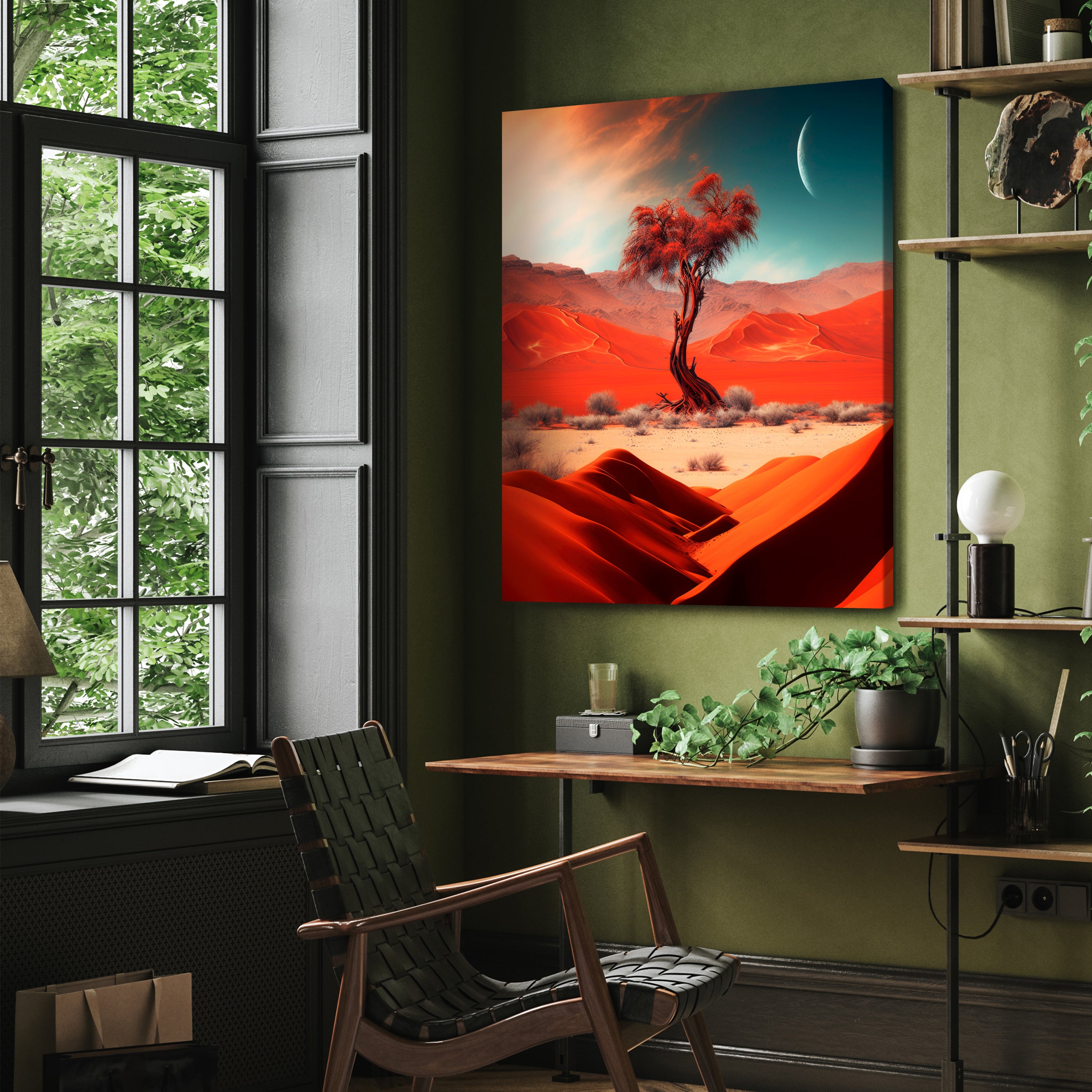Leinwandbild Fantasy, Baum, Wüste, Hochformat M0821 kaufen - Bild 3