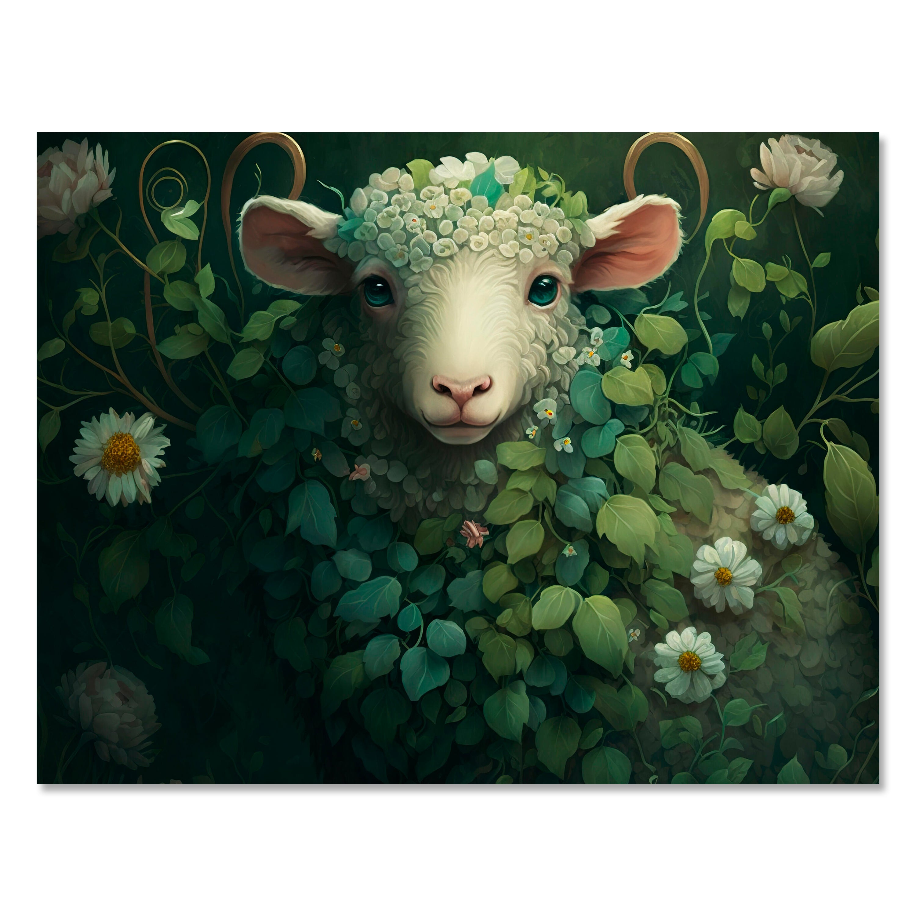 Leinwandbild Schaf, Digital Art, Querformat M0824 kaufen - Bild 1