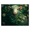 Canvas picture, animals, sheep, landscape format M0824