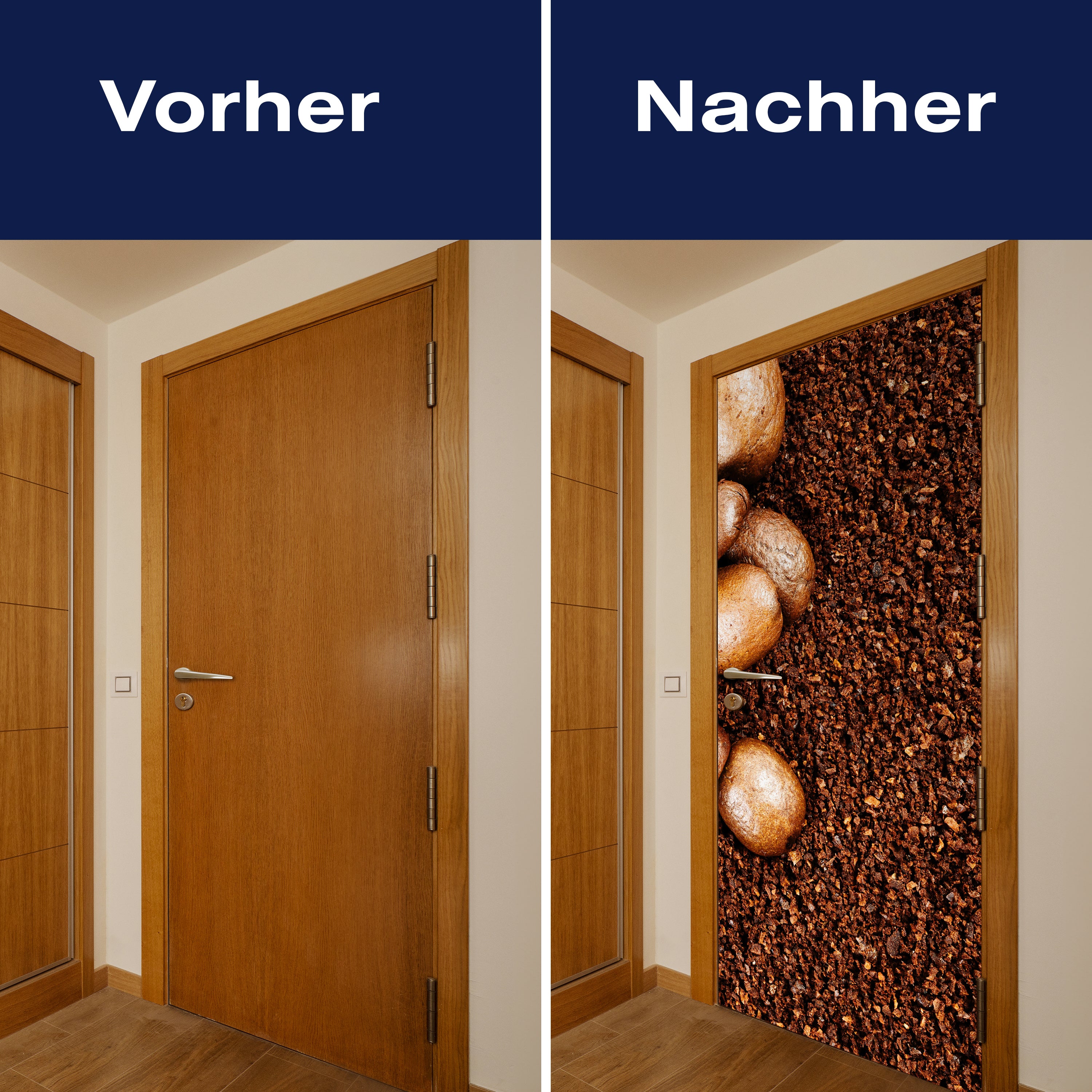 Türtapete Geröstete Kaffeebohnen M0835 - Bild 10