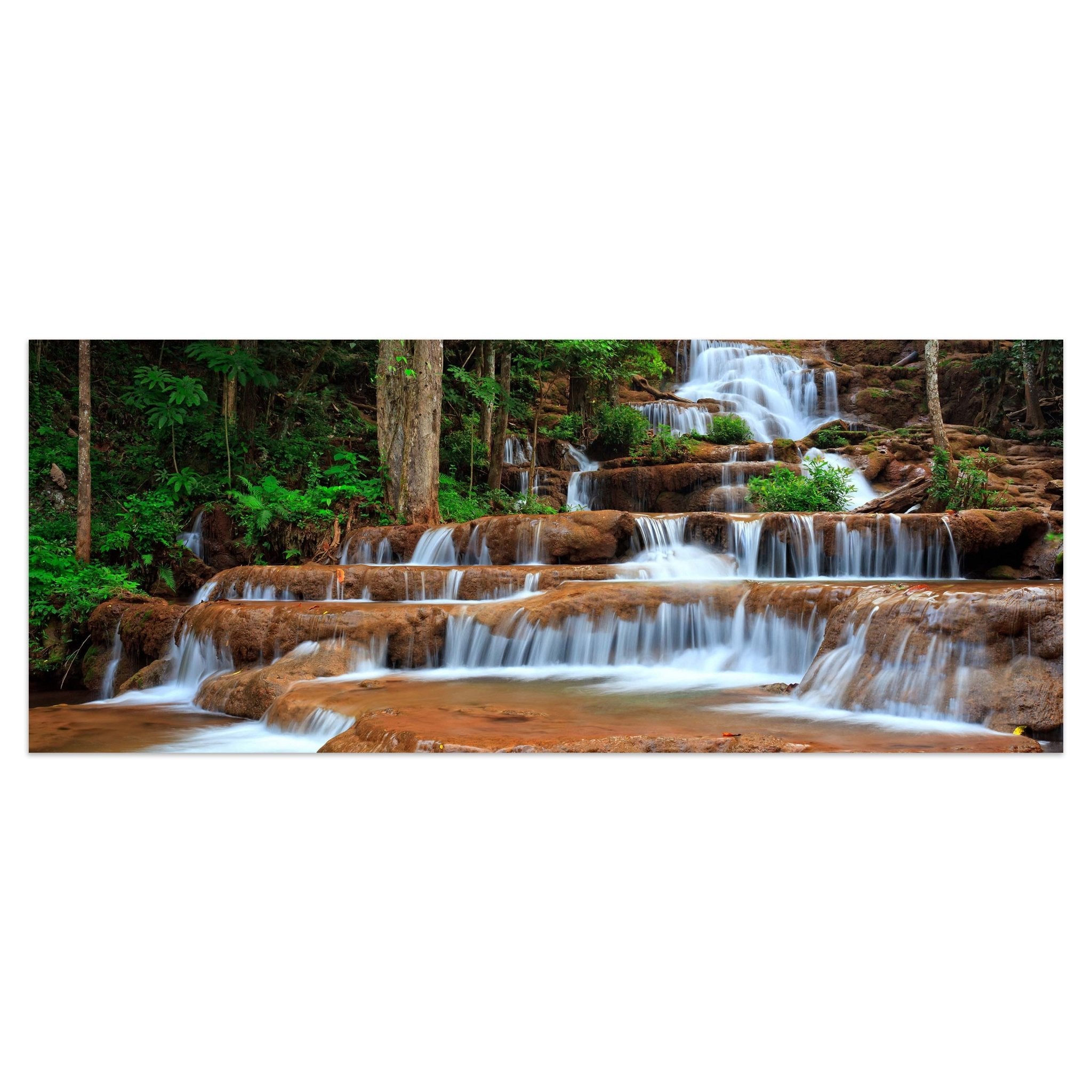 Leinwandbild Wasserfall im Wald.Thailand M0894 kaufen - Bild 1