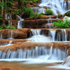Door mural Waterfall in the forest.Thailand M0894