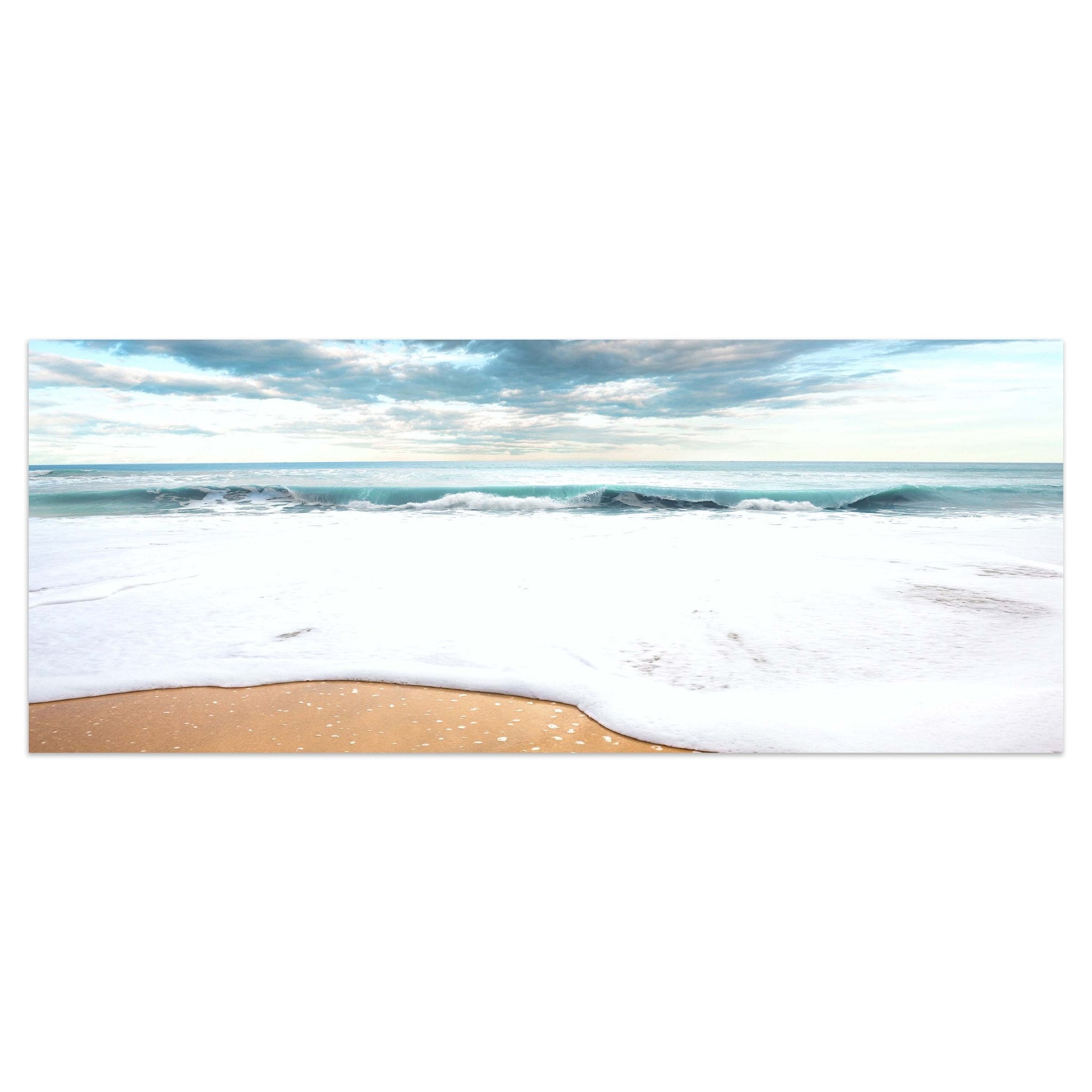 Leinwandbild Strand und idyllischer blauer Himmel M0925 kaufen - Bild 1