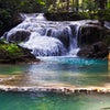 Door Wall Mural Erawan Waterfall, Thailand M1059