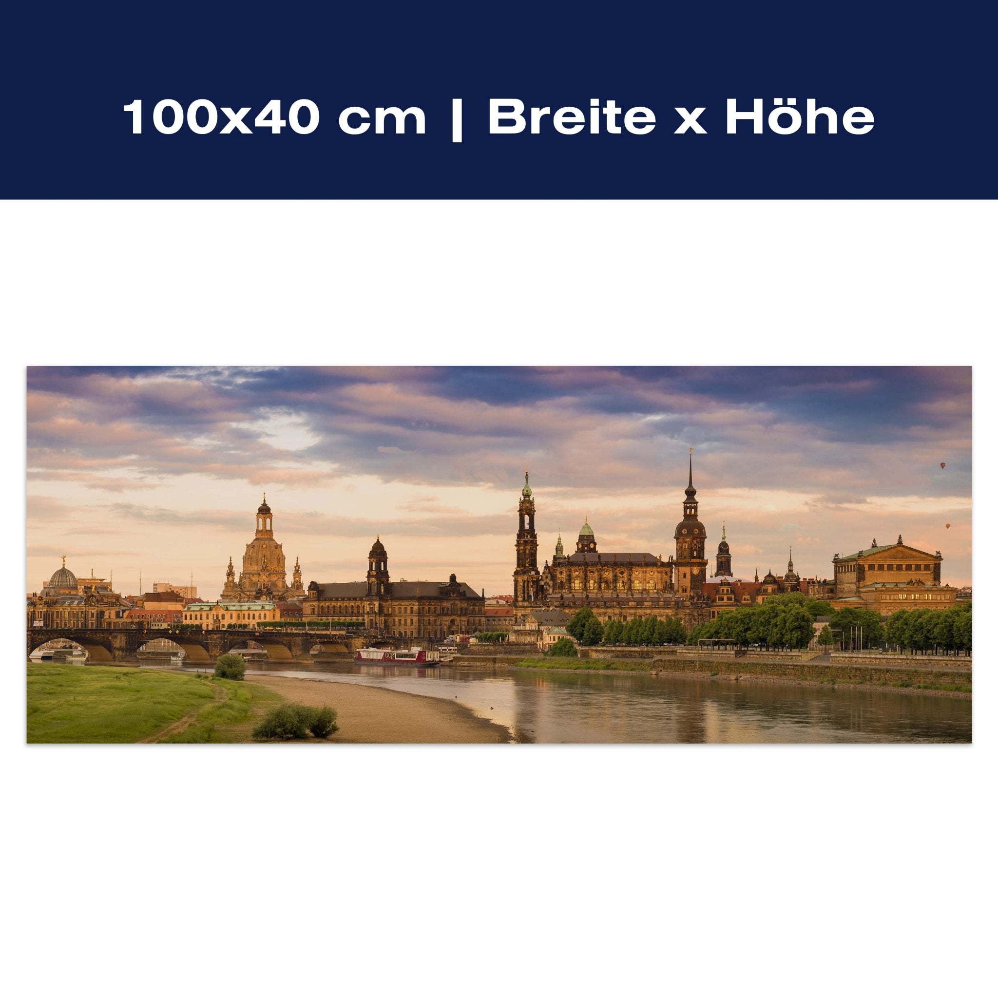Leinwandbild Dresden, Altstadt, Canaletto, Elbflorenz M1071