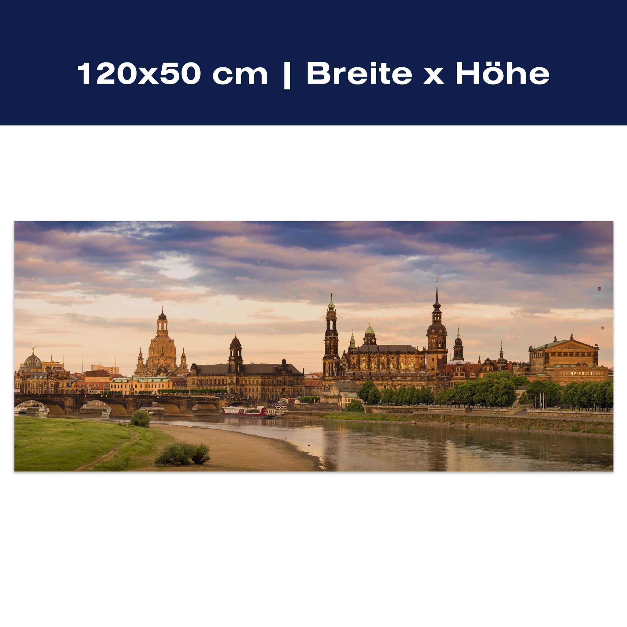 Leinwandbild Dresden, Altstadt, Canaletto, Elbflorenz M1071