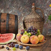 Küchenrückwand Wein Obst Früchte Tafel Melone Pfirsisch M1105