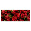 Tableau sur toile fleurs roses rouges M1123