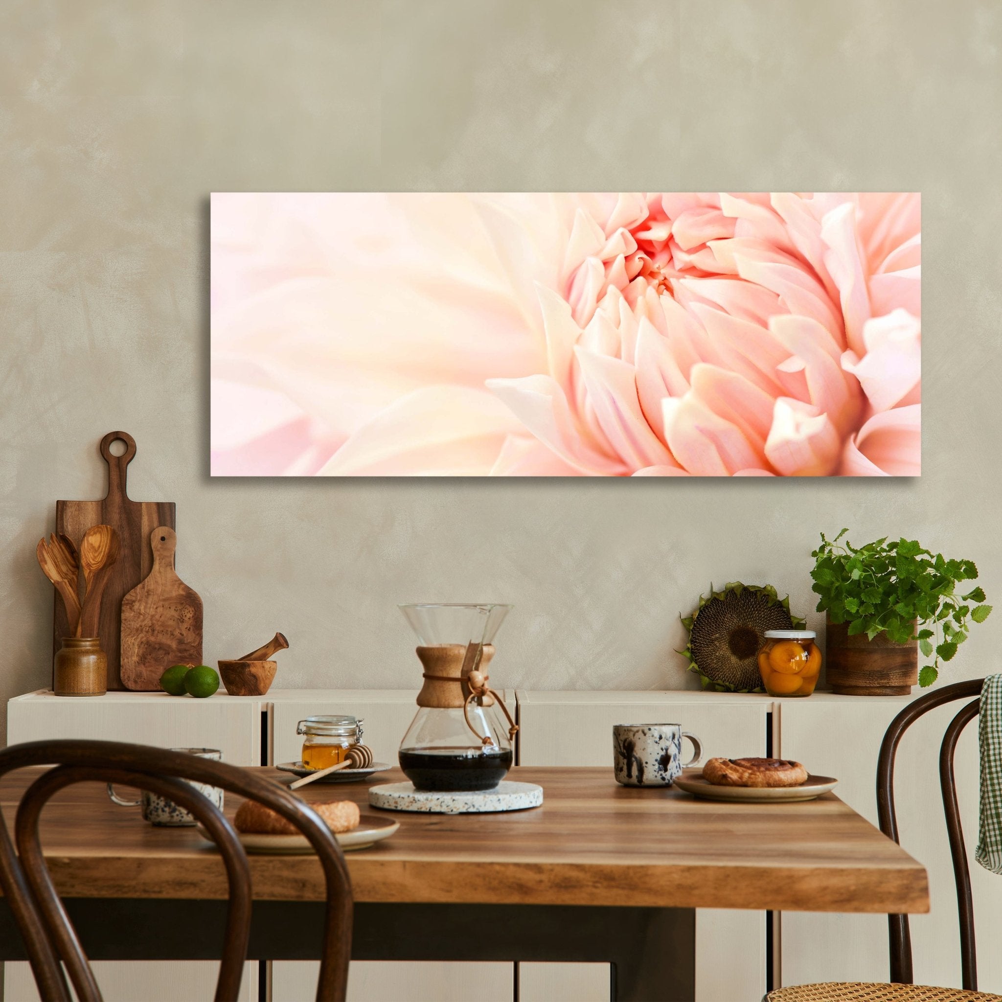 Leinwandbild Blume Blüte Dahlie rosa M1130 kaufen - Bild 3