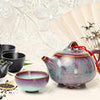 Küchenrückwand Tee Kanne Holz Stäbchen Asiatisch Bunt M1201