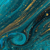 Türtapete Epoxidharz Blau Gold, Marmor, Effekt M1213