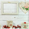 Kitchen rear wall picture frame hearts cans lanterns M1268