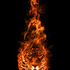 Türtapete Leopard in Flammen, Tier, Fantasy, Feuer M1342