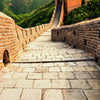Peinture murale Grande Muraille de Chine, montagnes, pierres, Chine M1389