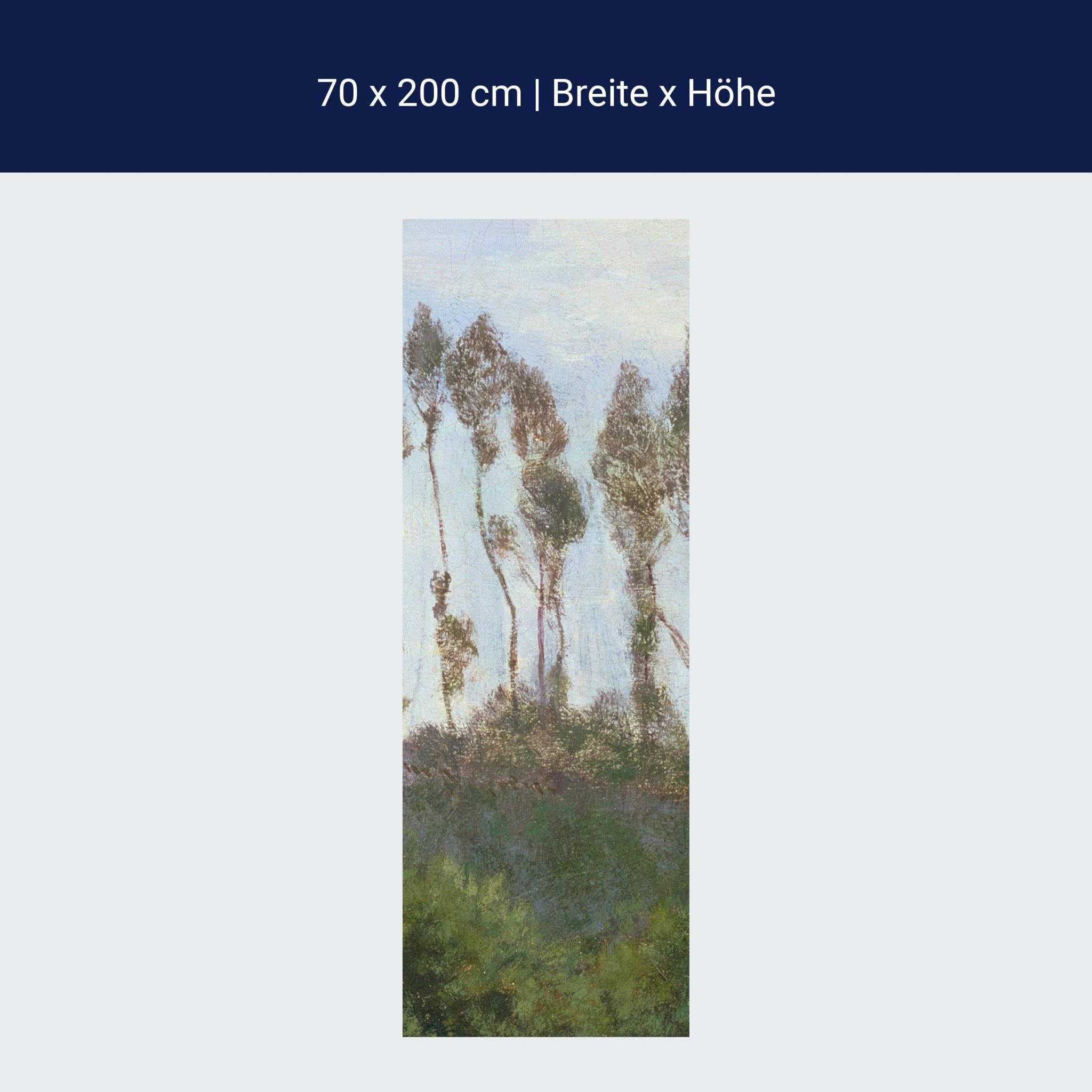 Türtapete View at Rouelles, Claude Monet M1550