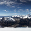 Panorama-Fototapete verschneite Berge M0027