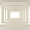 Hexagon photo wallpaper bright tunnel M0036