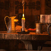 Round photo wallpaper Medieval Tavern M0042