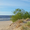 Panoramic photo wallpaper beach, sea, dunes M0060
