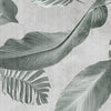 Vintage Tropical Leaves Panoramic Wall Mural M0077