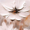 Panorama-Fototapete beige Blumen M0107