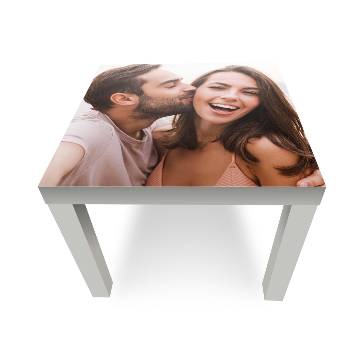 Side table with your own photo