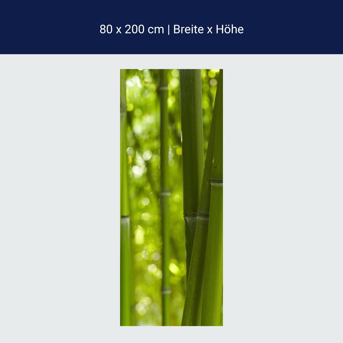Door wallpaper bamboo M0003