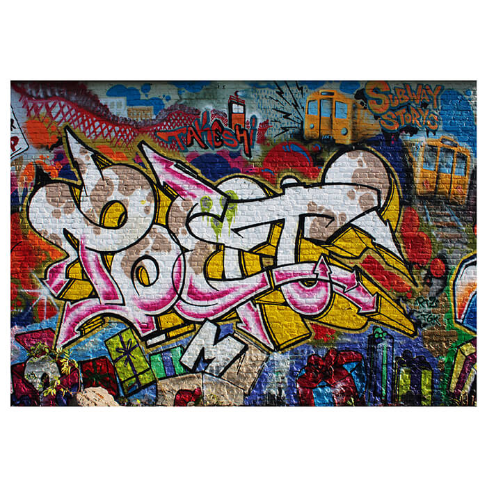 Fototapete Graffiti streetart Poet M0007 - Bild 2