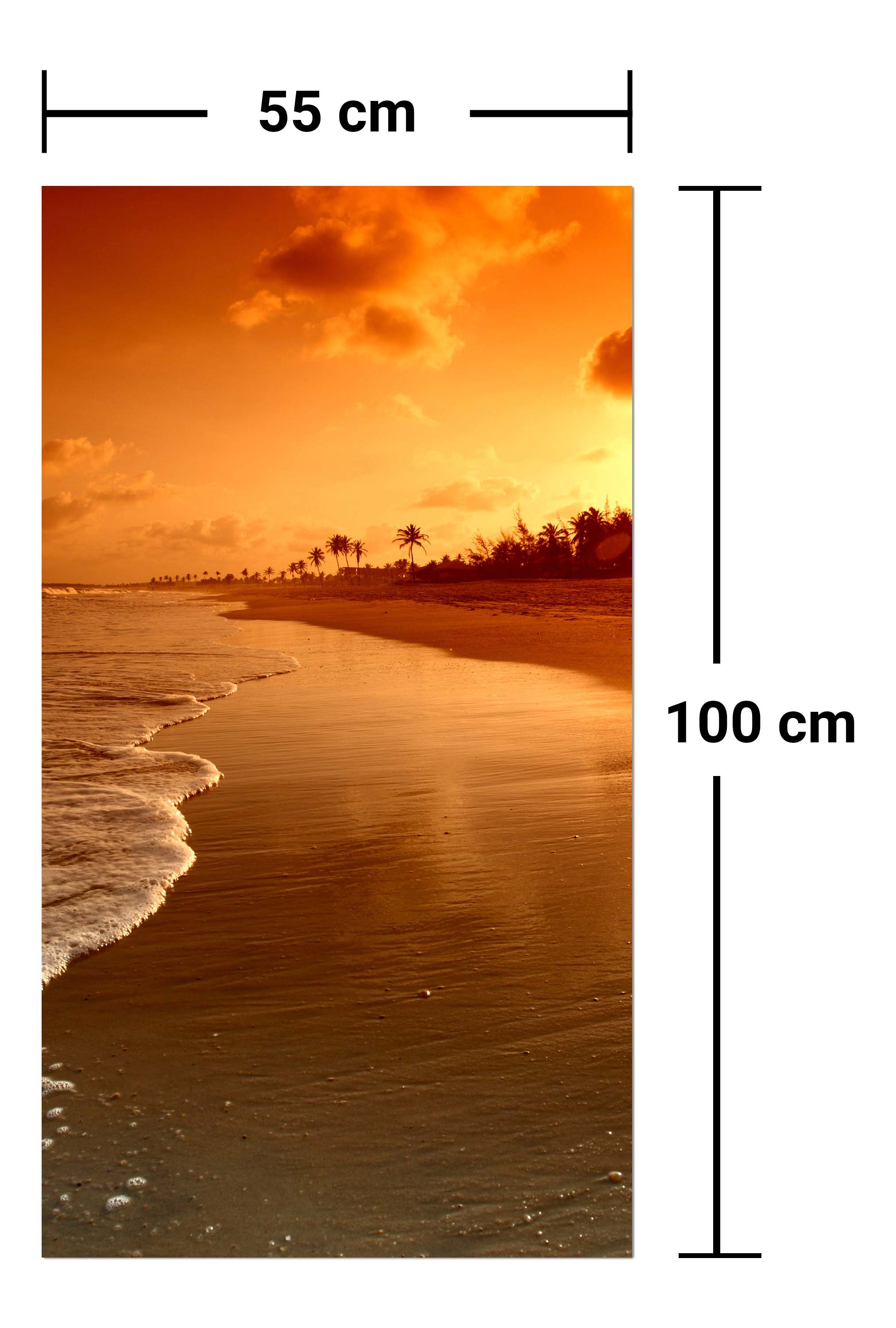 Garderobe Strand Sonnenuntergang M0010 entdecken - Bild 7