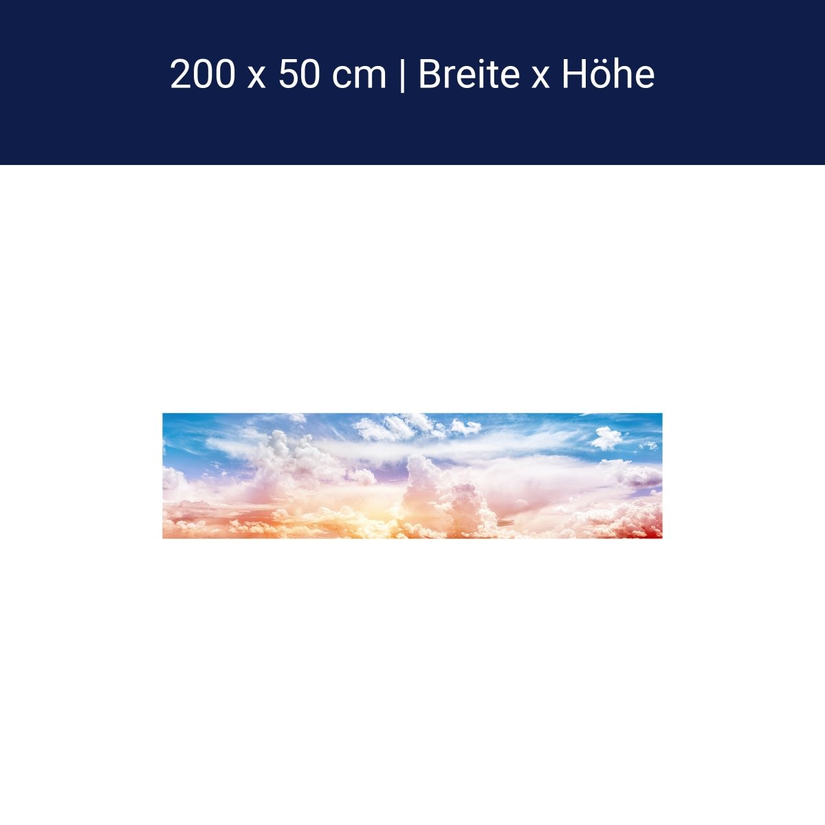 Panorama-Fototapete Sonnenaufgang, Himmel M0011
