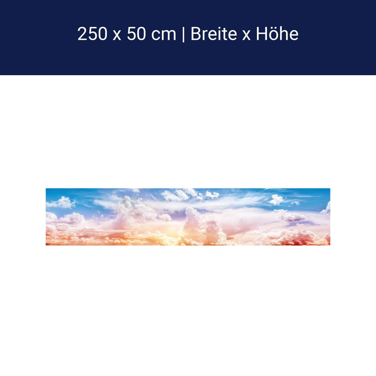 Panorama-Fototapete Sonnenaufgang, Himmel M0011