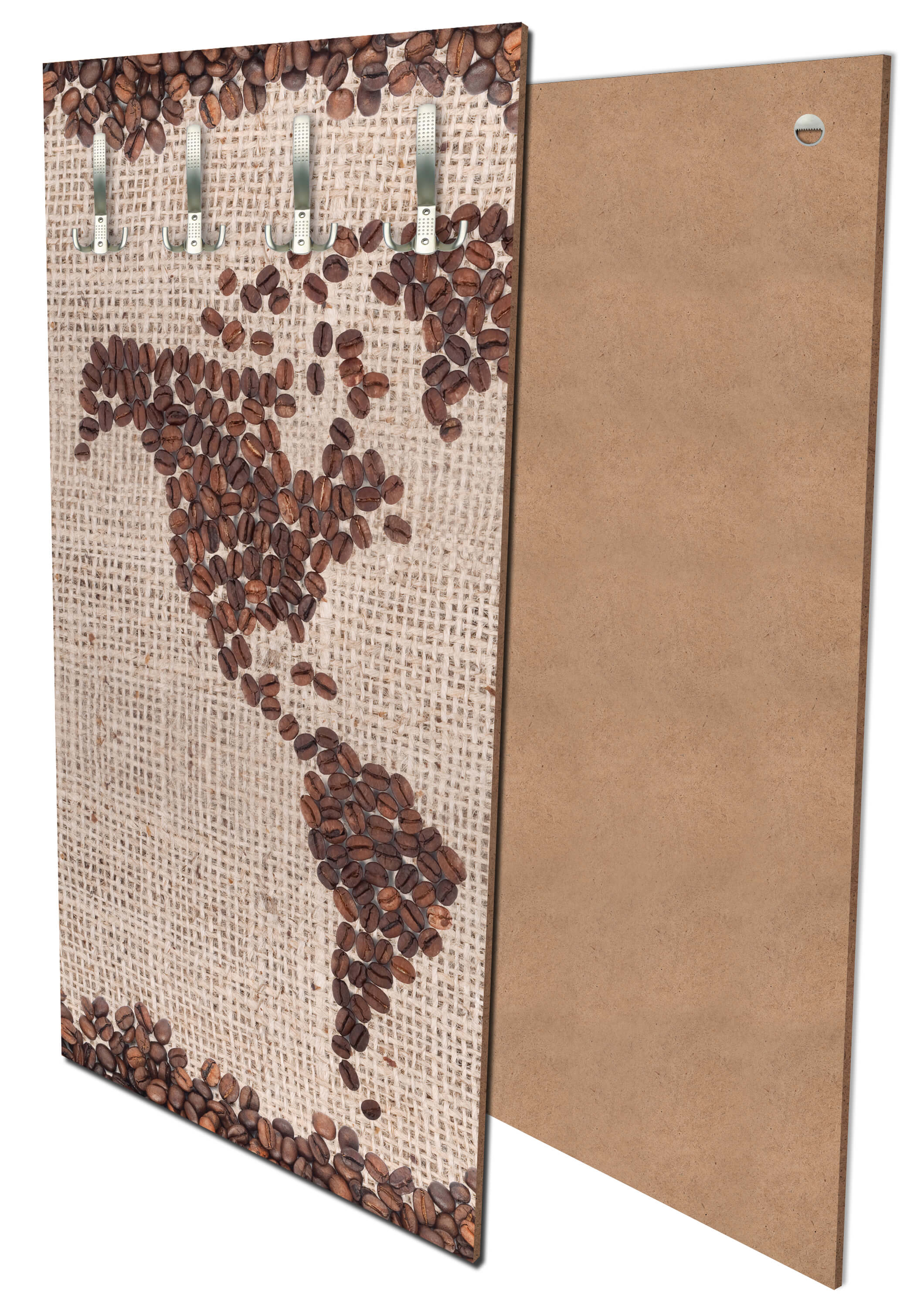 Garderobe Weltkarte Kaffee M0012 entdecken - Bild 1