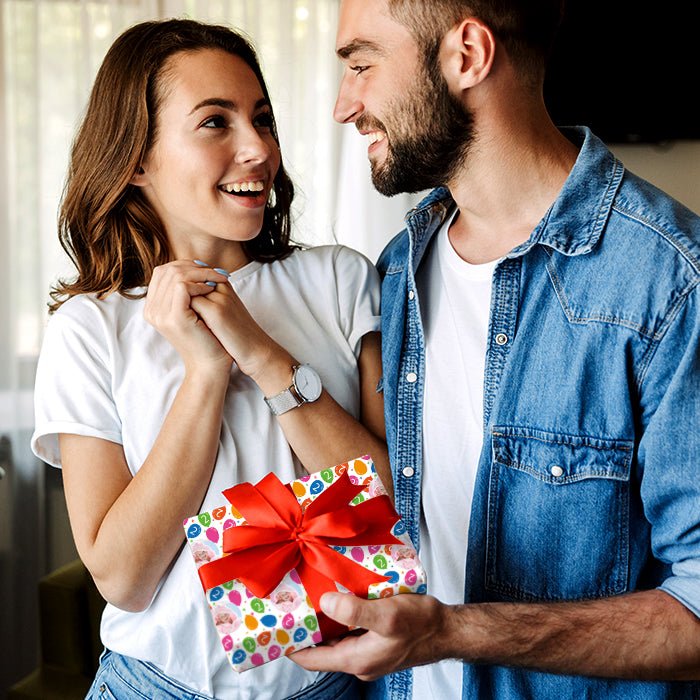 Geschenkpapier personalisiert Geschenkpapier Luftballons Baby - Bild 4