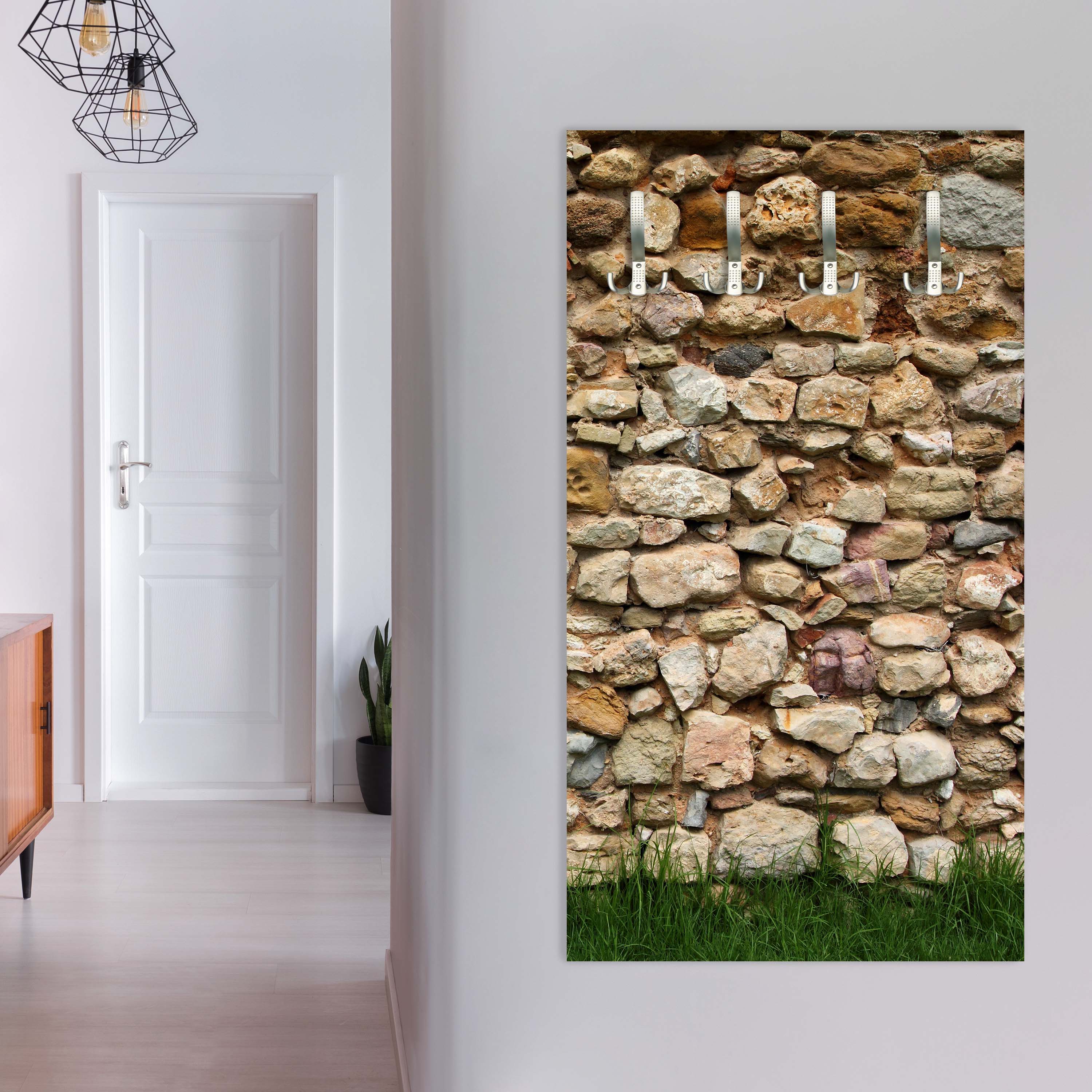 Garderobe Steinmauer mit Gras M0015 entdecken - Bild 5