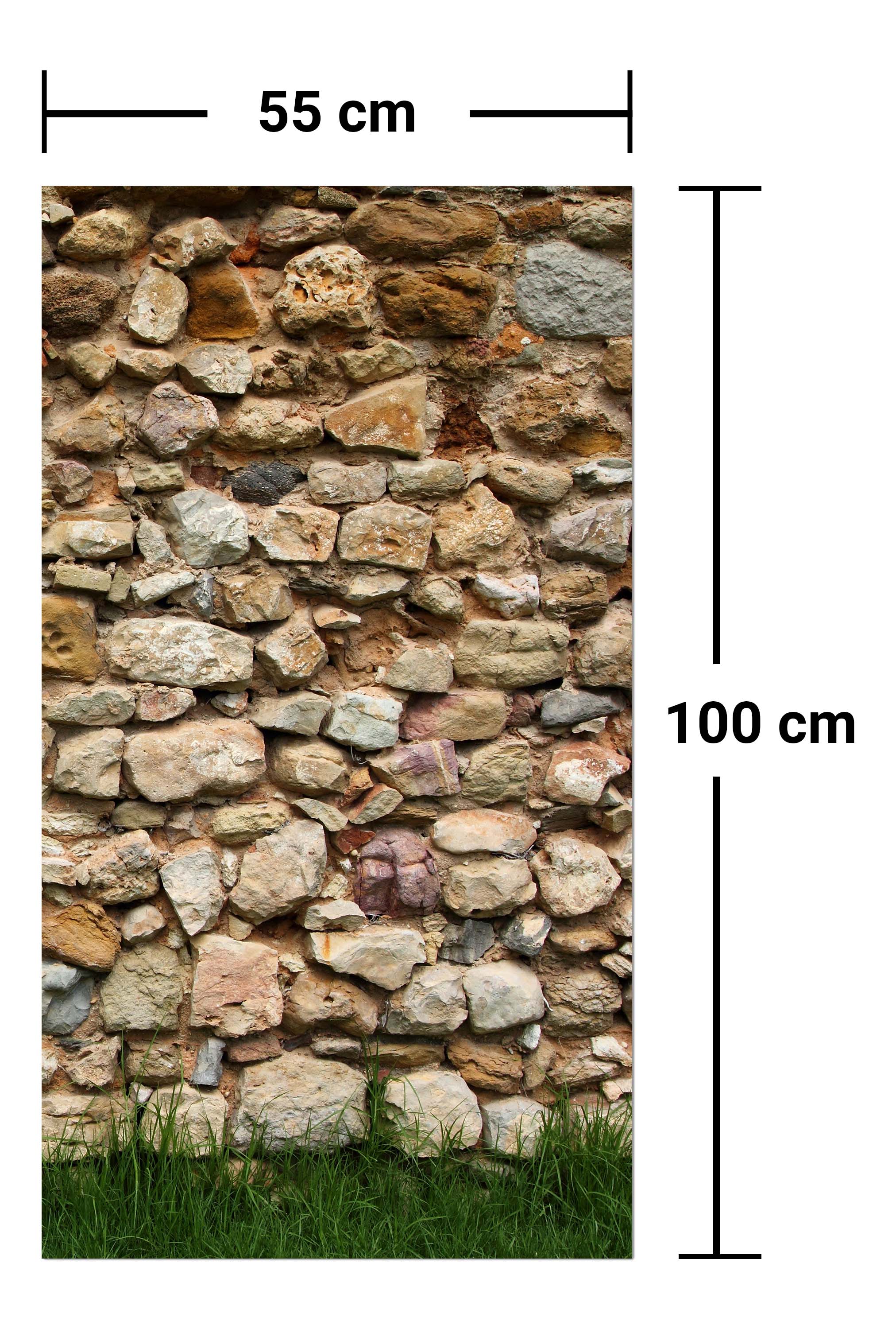 Garderobe Steinmauer mit Gras M0015 entdecken - Bild 7