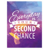 Wandbild Acrylglas Motivation, second chance, everyday, Pastell M0016