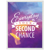 Poster second chance, everyday, Pastell M0016