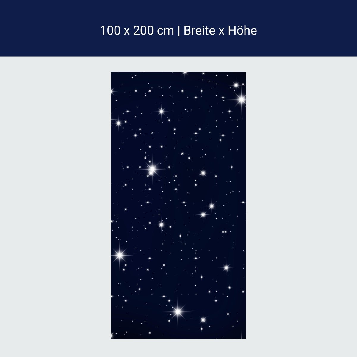 Duschwand Sternenhimmel M0019