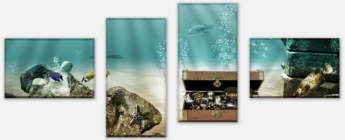 Tableau sur toile Diviseur Underwater Treasure M0020