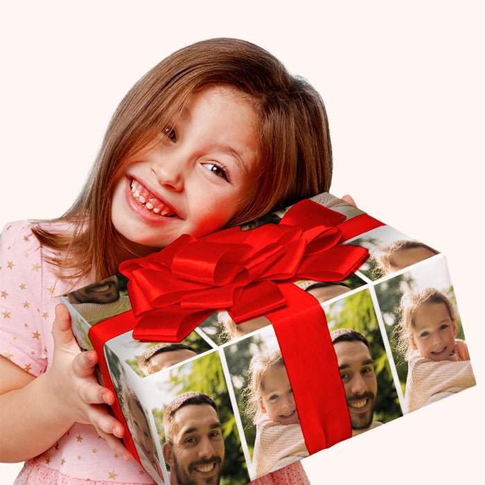 Geschenkpapier personalisiert Geschenkpapier 1 Foto Quadrat - Bild 2