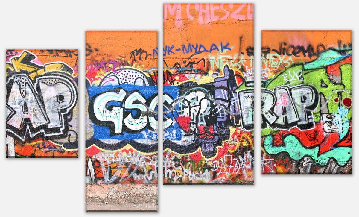 Tableau sur toile Graffiti 1 M0025