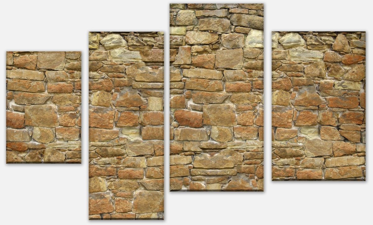 Canvas print Divider natural stone wall M0032