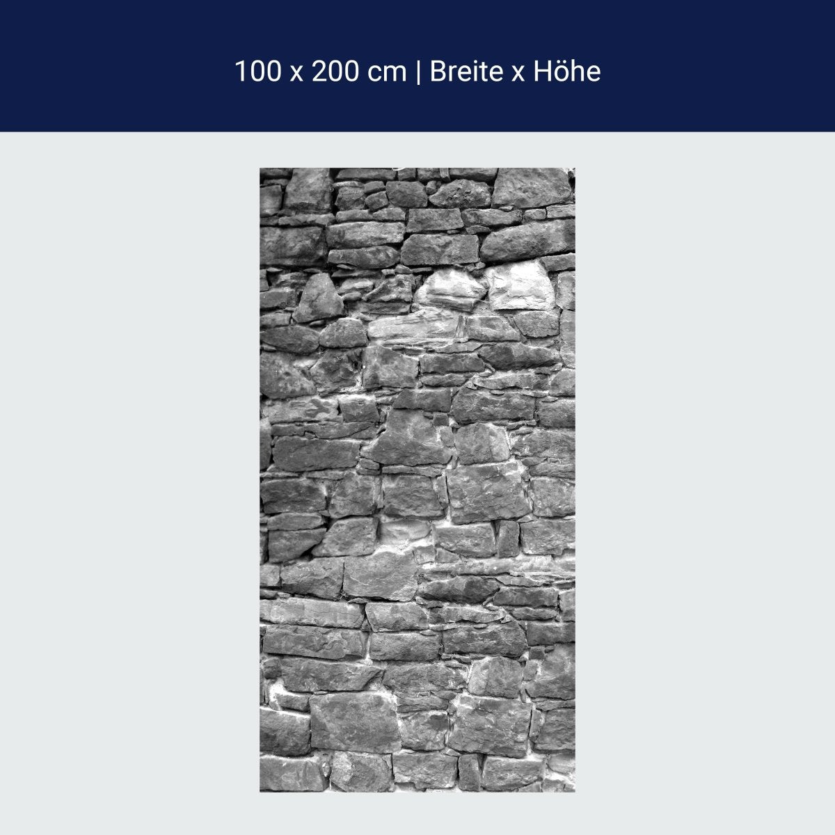 Shower wall natural stone mason gray M0034