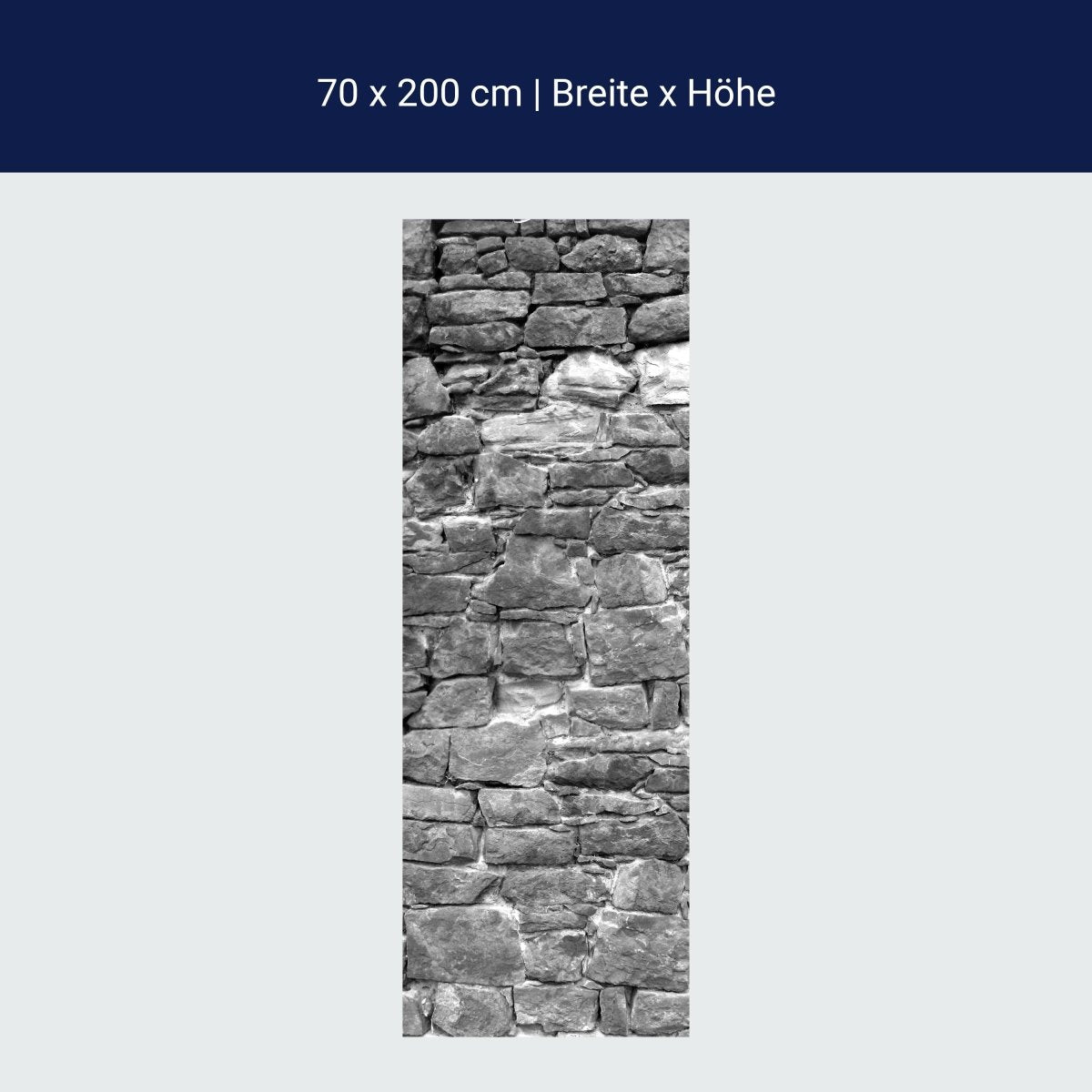 Shower wall natural stone mason gray M0034