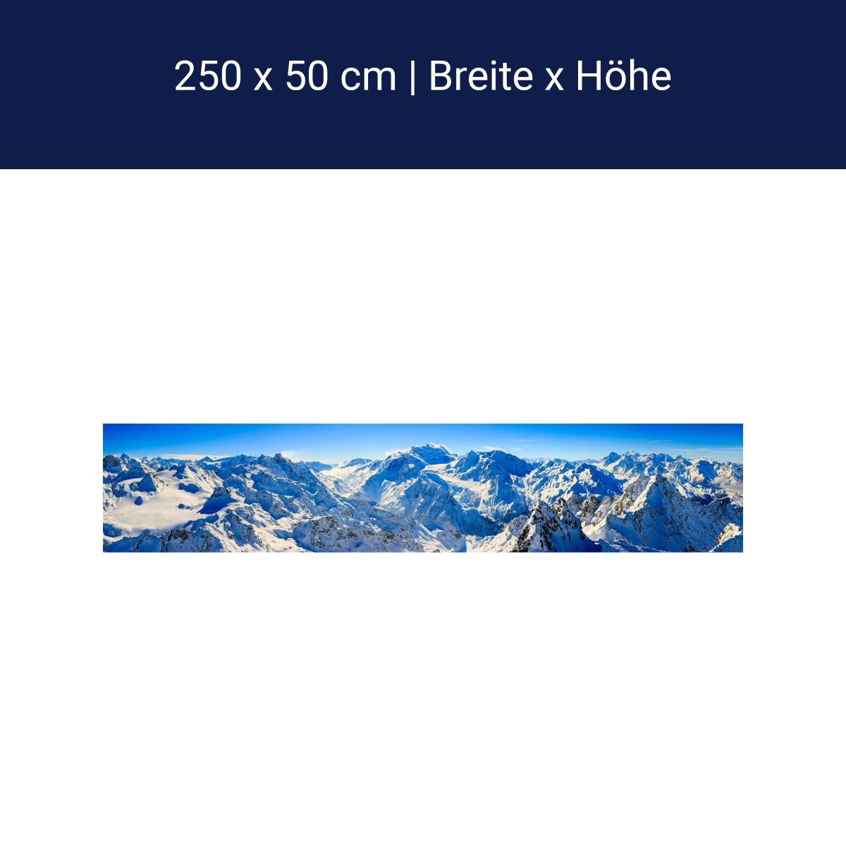 Panoramic photo wallpaper Swiss Alps M0035
